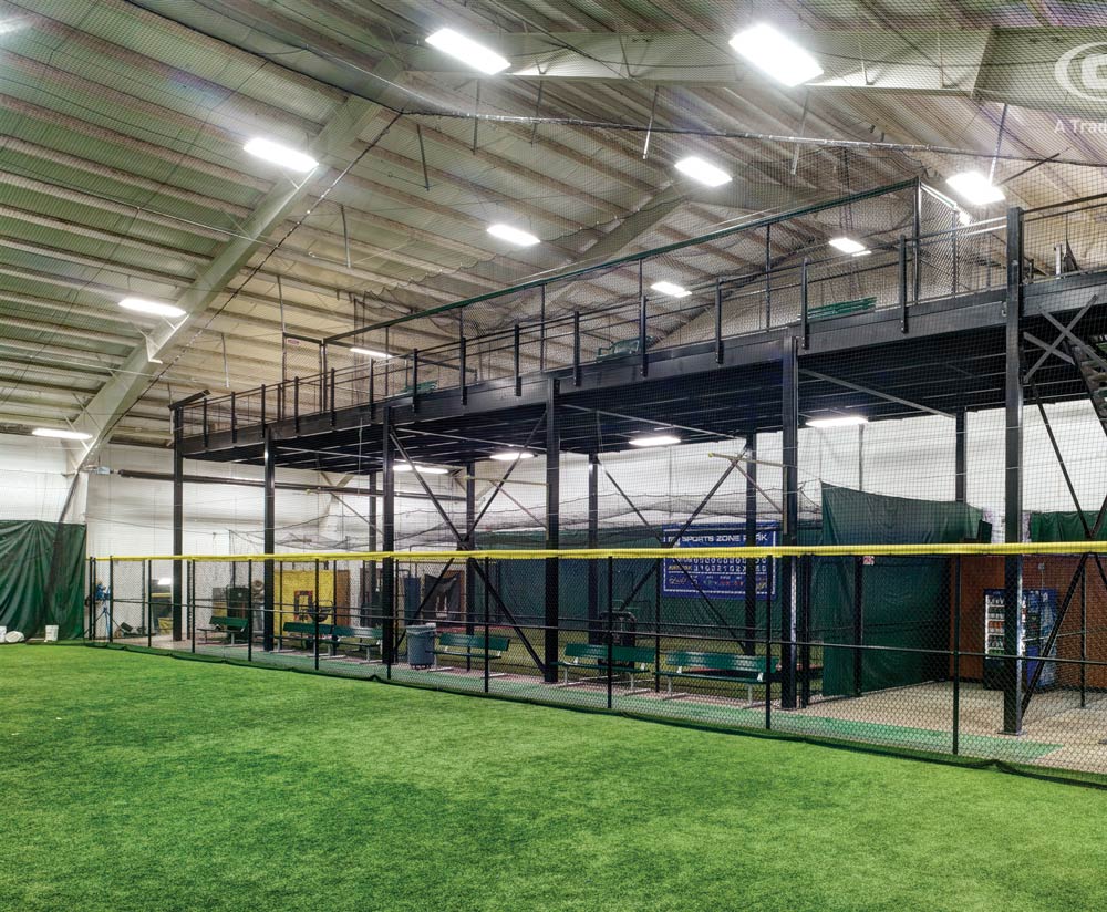 Free-standing mezzanine installation by 1 Stop Rack Services