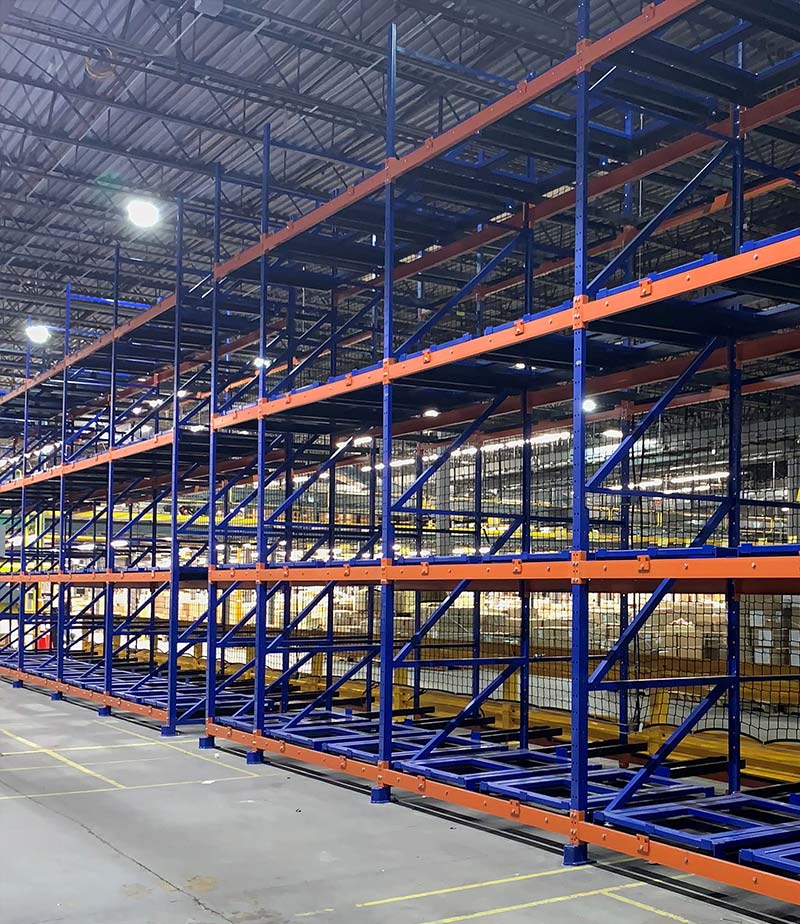 Push Back Rack — warehouse racking system